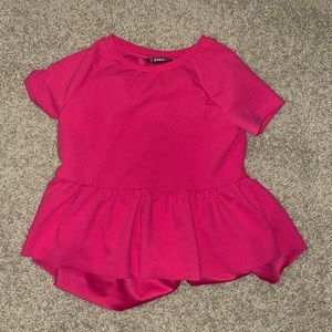 Pink shein blouse